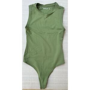 Abercrombie & Fitch Olive Green Bodysuit – XS – Soft A&F Collection Sleeveless